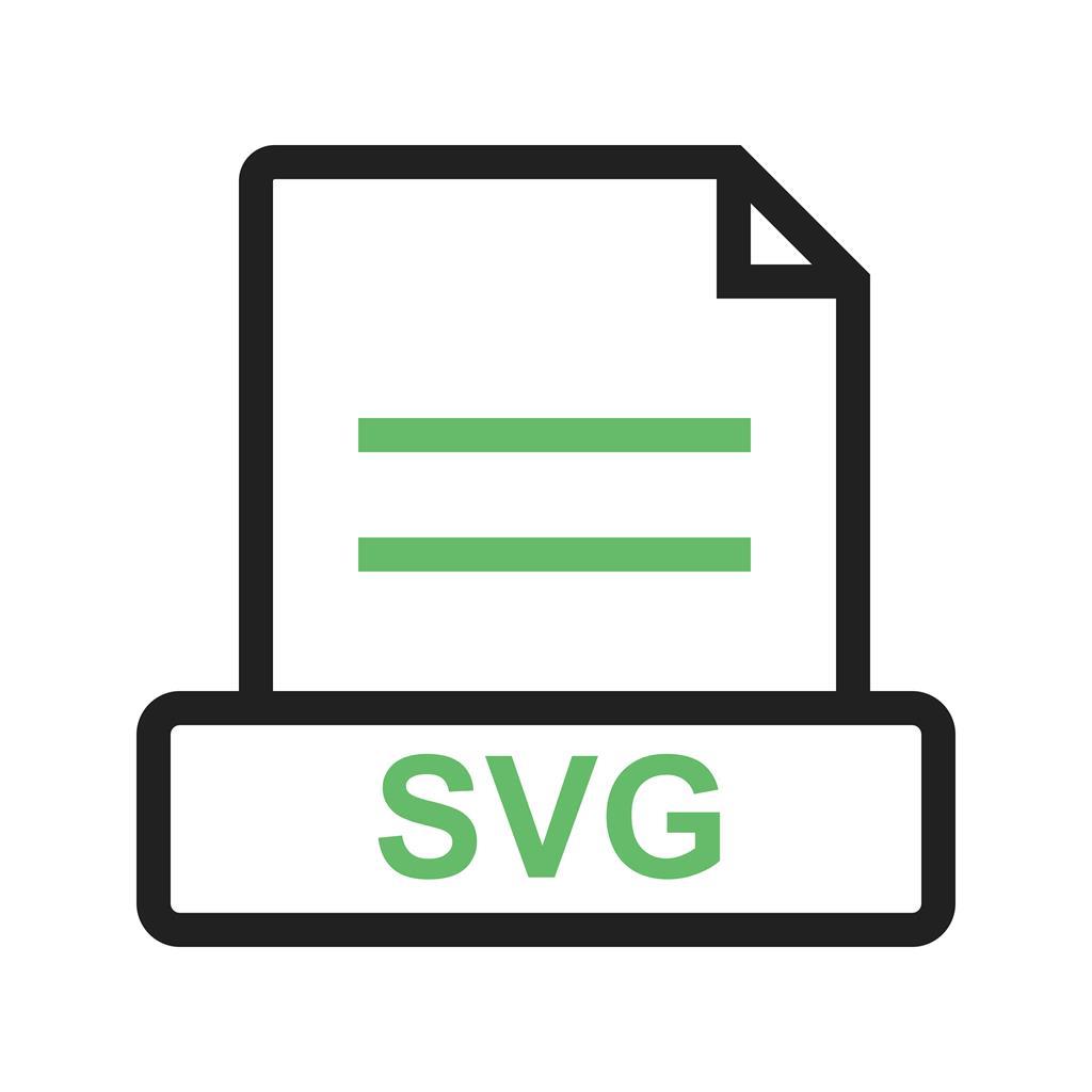 SVG Line Green Black Icon - IconBunny