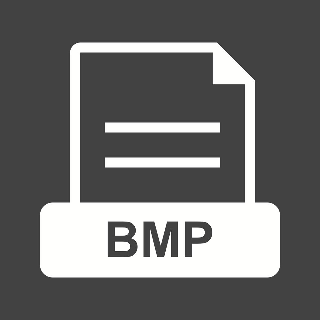 BMP Glyph Inverted Icon - IconBunny