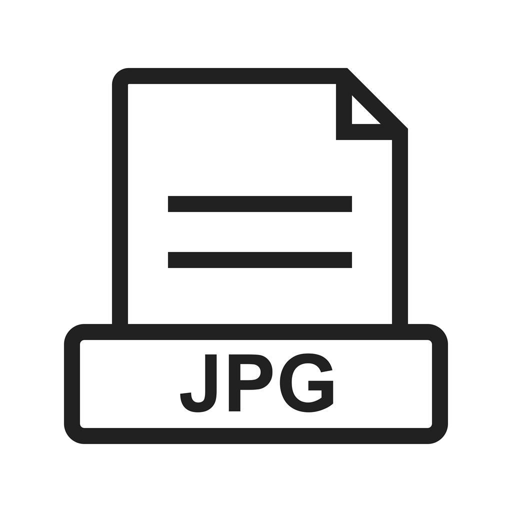 JPG Line Icon - IconBunny