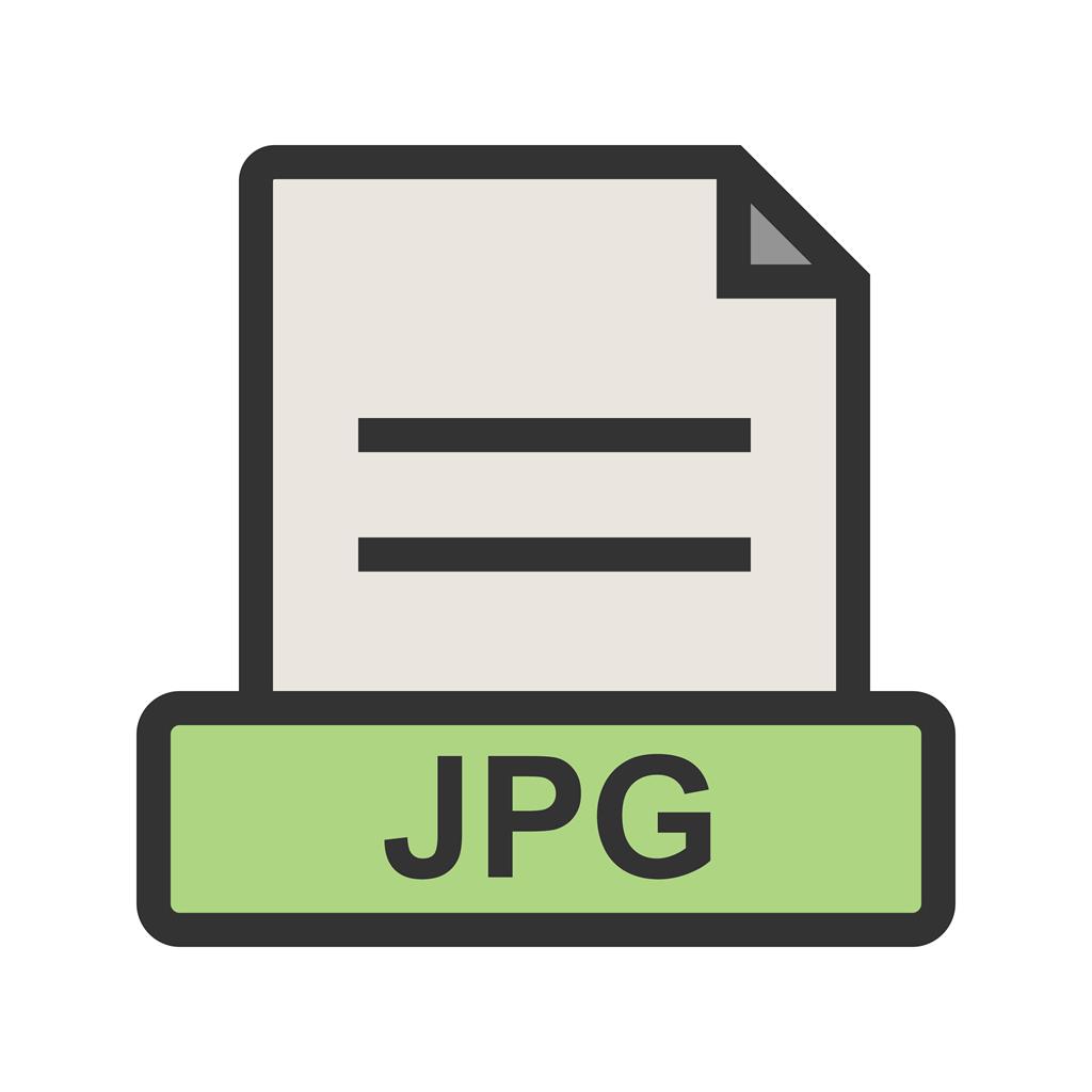 JPG Line Filled Icon - IconBunny