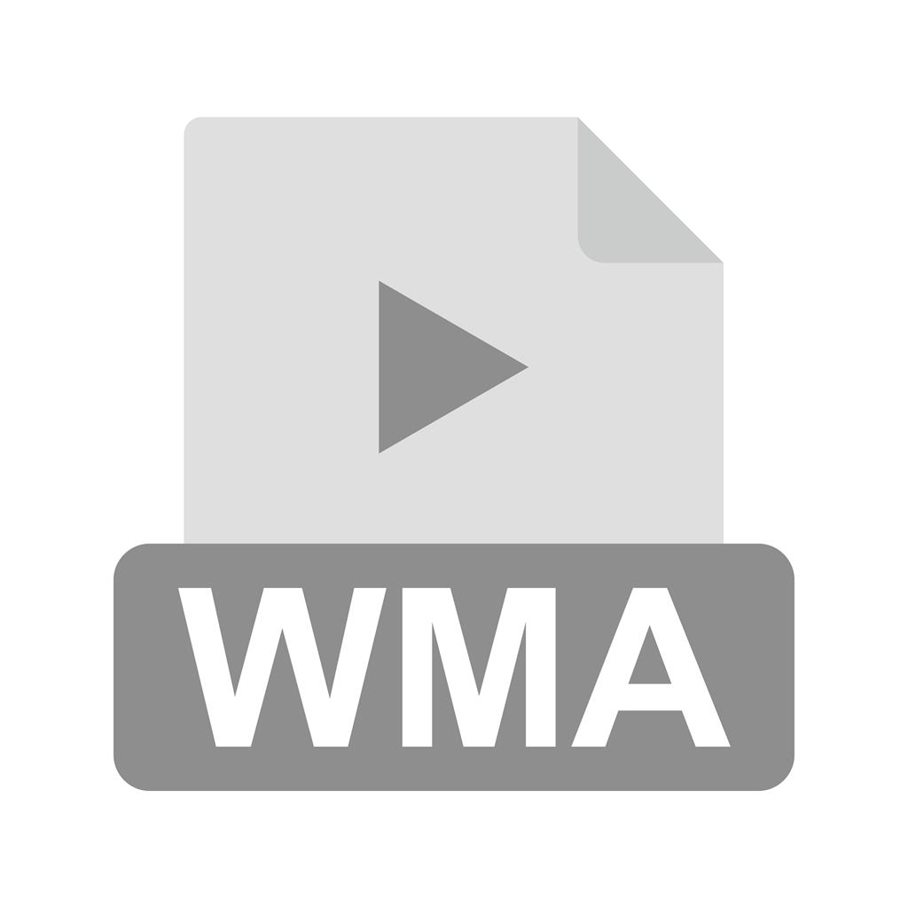 WMA Greyscale Icon - IconBunny