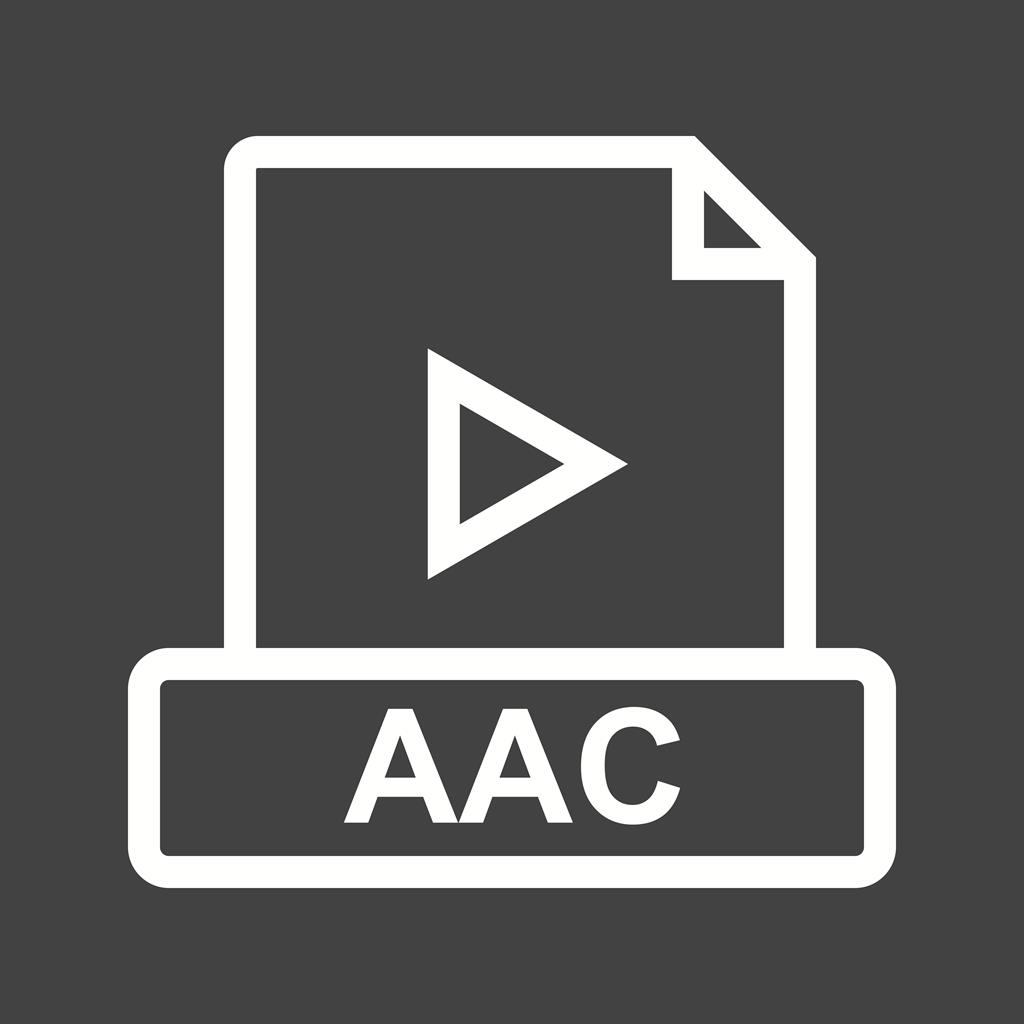 AAC Line Inverted Icon - IconBunny