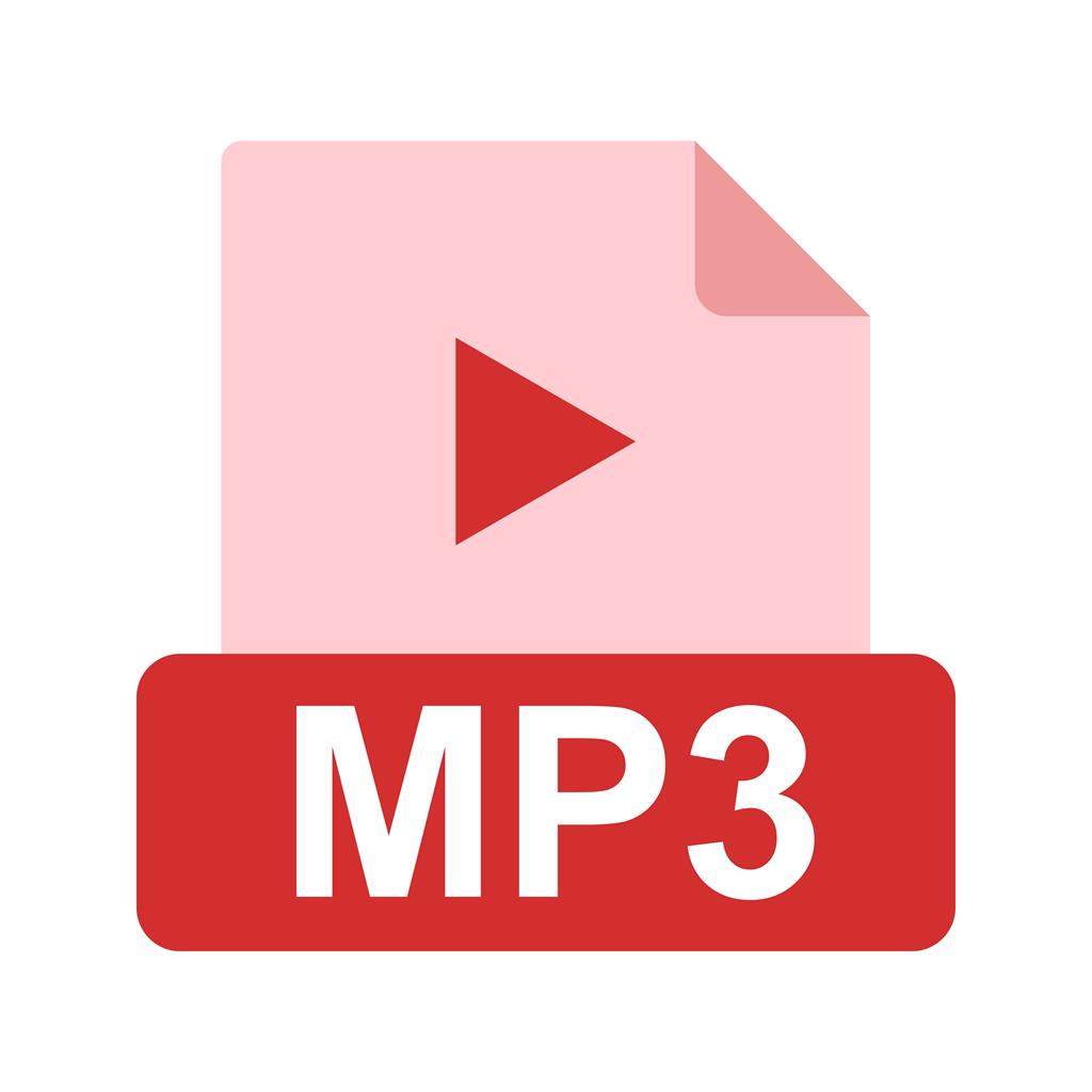 MP3 Flat Multicolor Icon - IconBunny