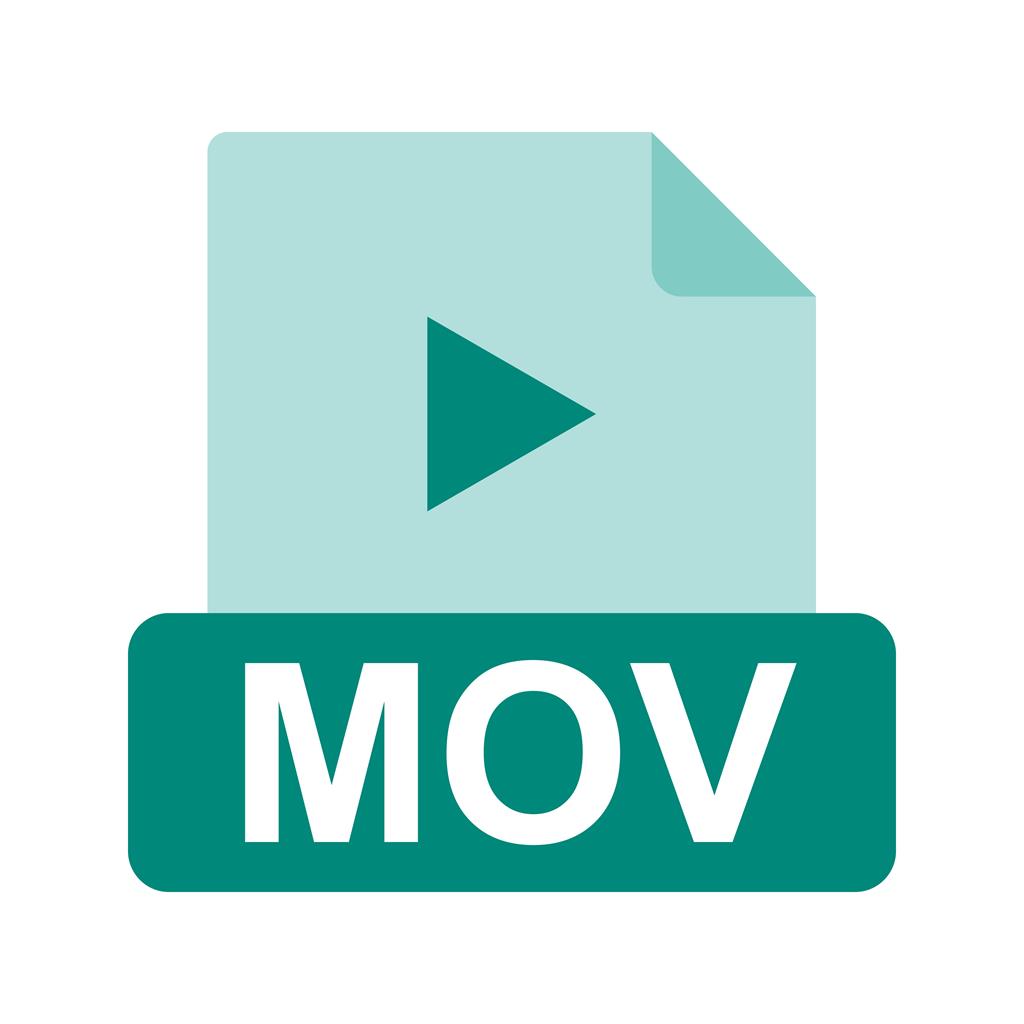 MOV Flat Multicolor Icon - IconBunny