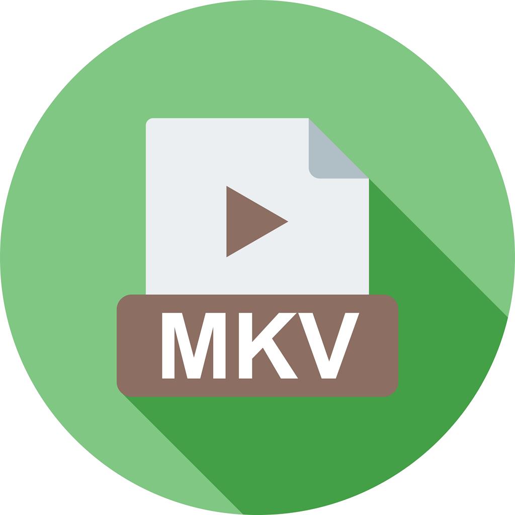MKV Flat Shadowed Icon - IconBunny