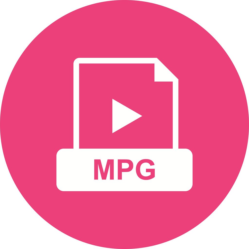 MPG Flat Round Icon - IconBunny