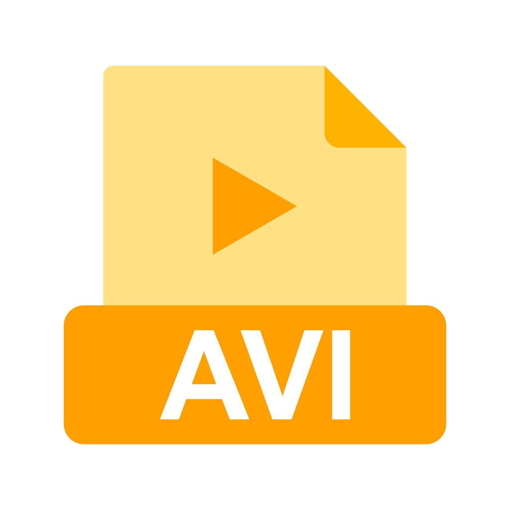 AVI Flat Multicolor Icon - IconBunny
