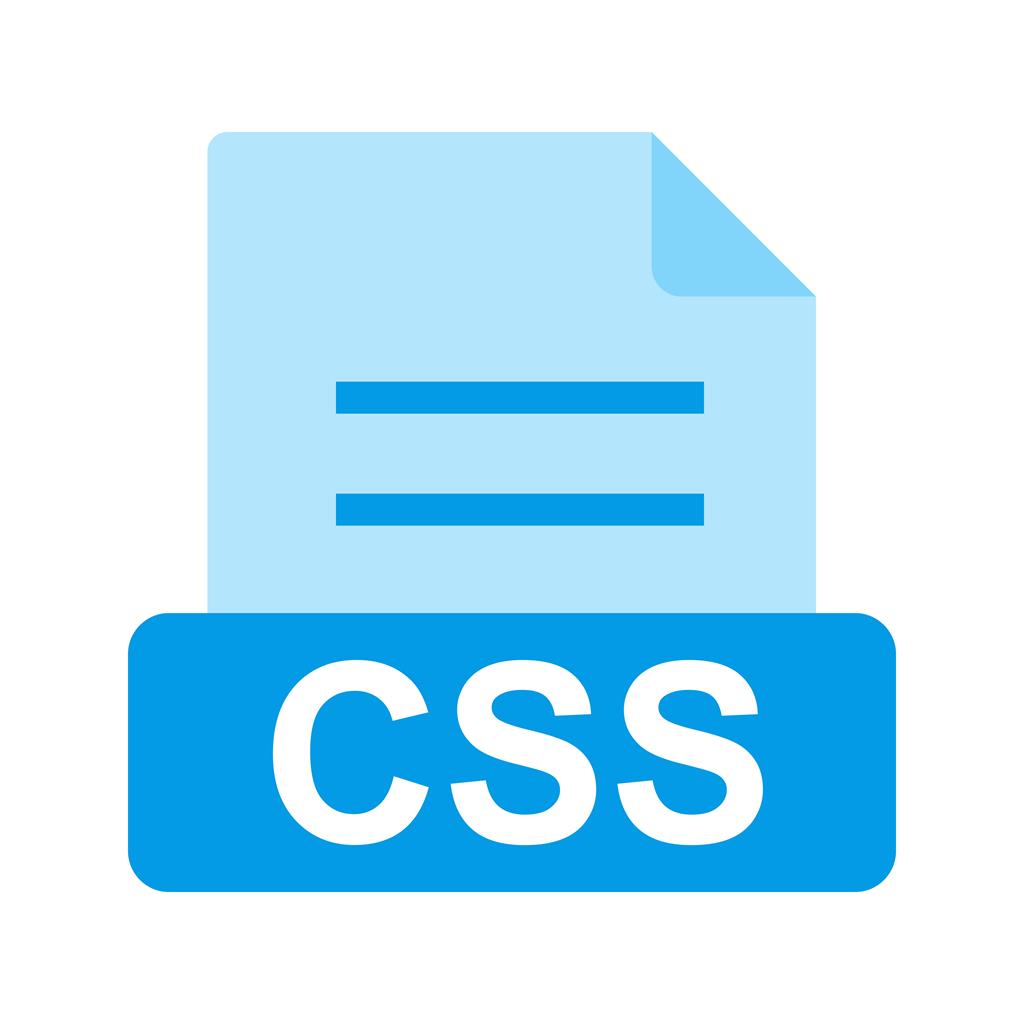 CSS Flat Multicolor Icon - IconBunny