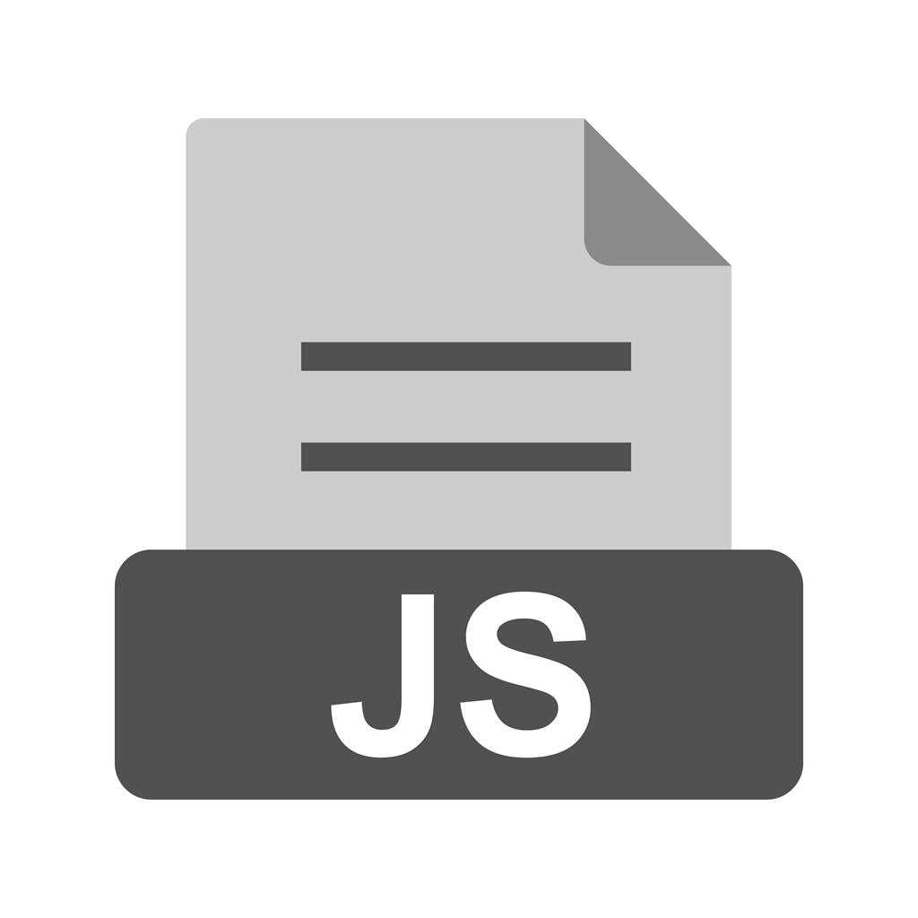 JS Greyscale Icon - IconBunny