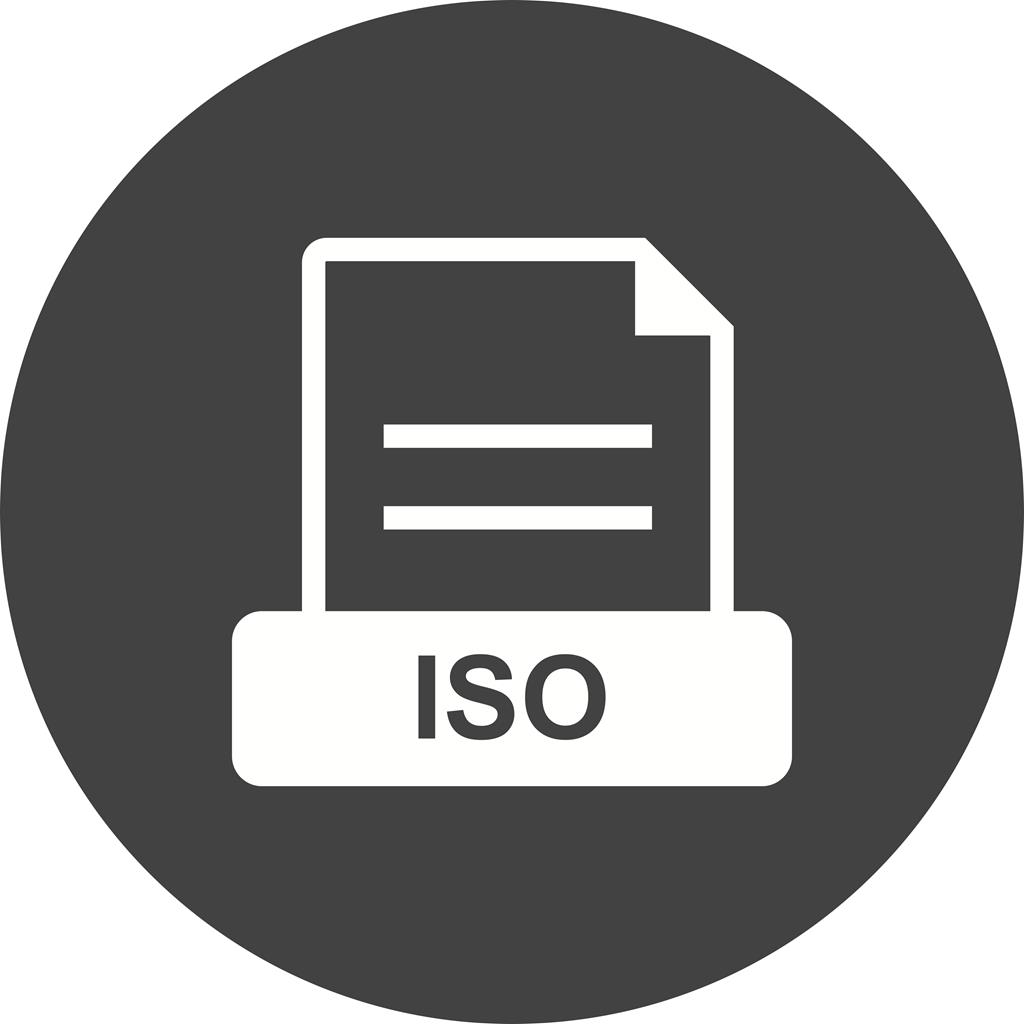 ISO Flat Round Icon - IconBunny