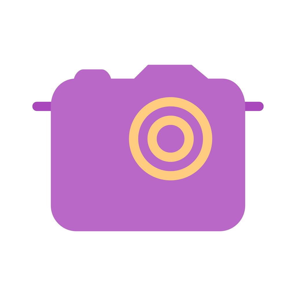 Camera Flat Multicolor Icon - IconBunny