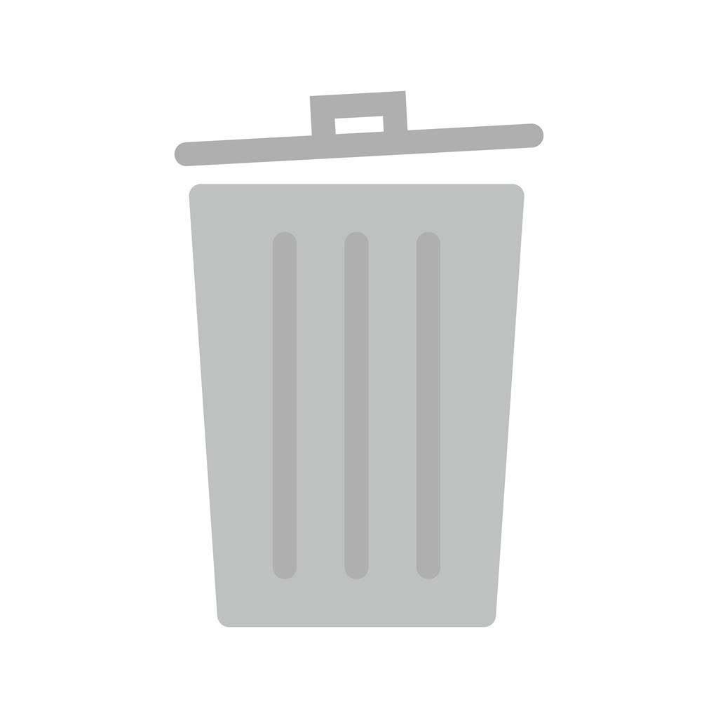 Recycle bin Greyscale Icon - IconBunny