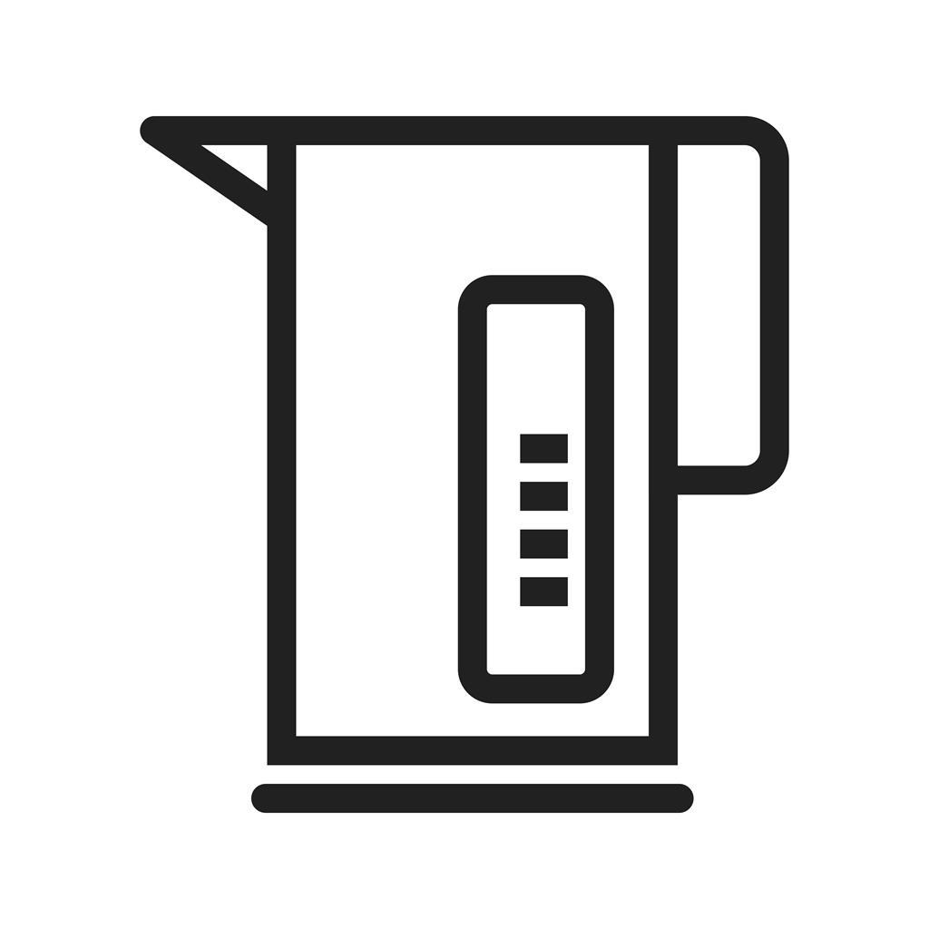 Electric Kettle Line Icon - IconBunny