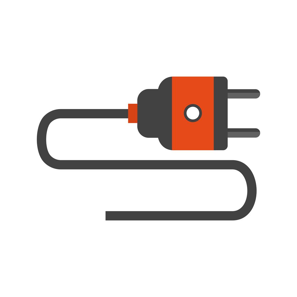 Electric Plug Flat Multicolor Icon - IconBunny
