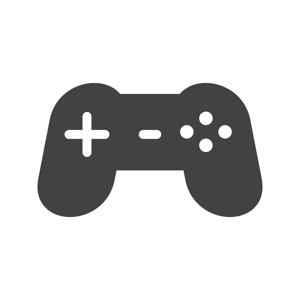 Gaming Console Glyph Icon - IconBunny