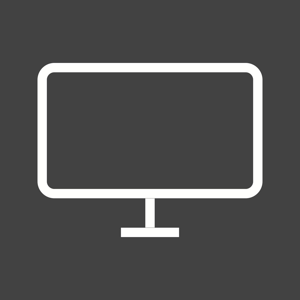 LCD Screen Line Inverted Icon - IconBunny