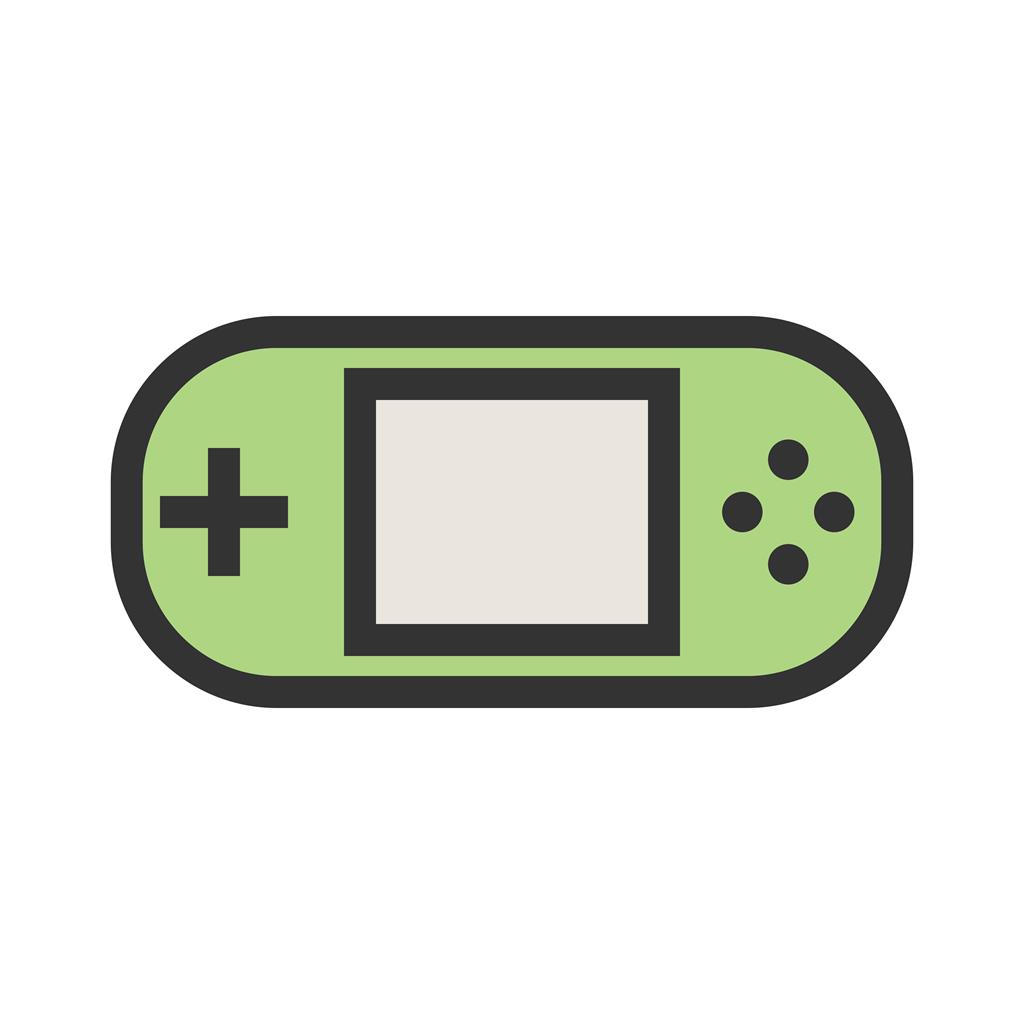 Play Station Line Filled Icon - IconBunny