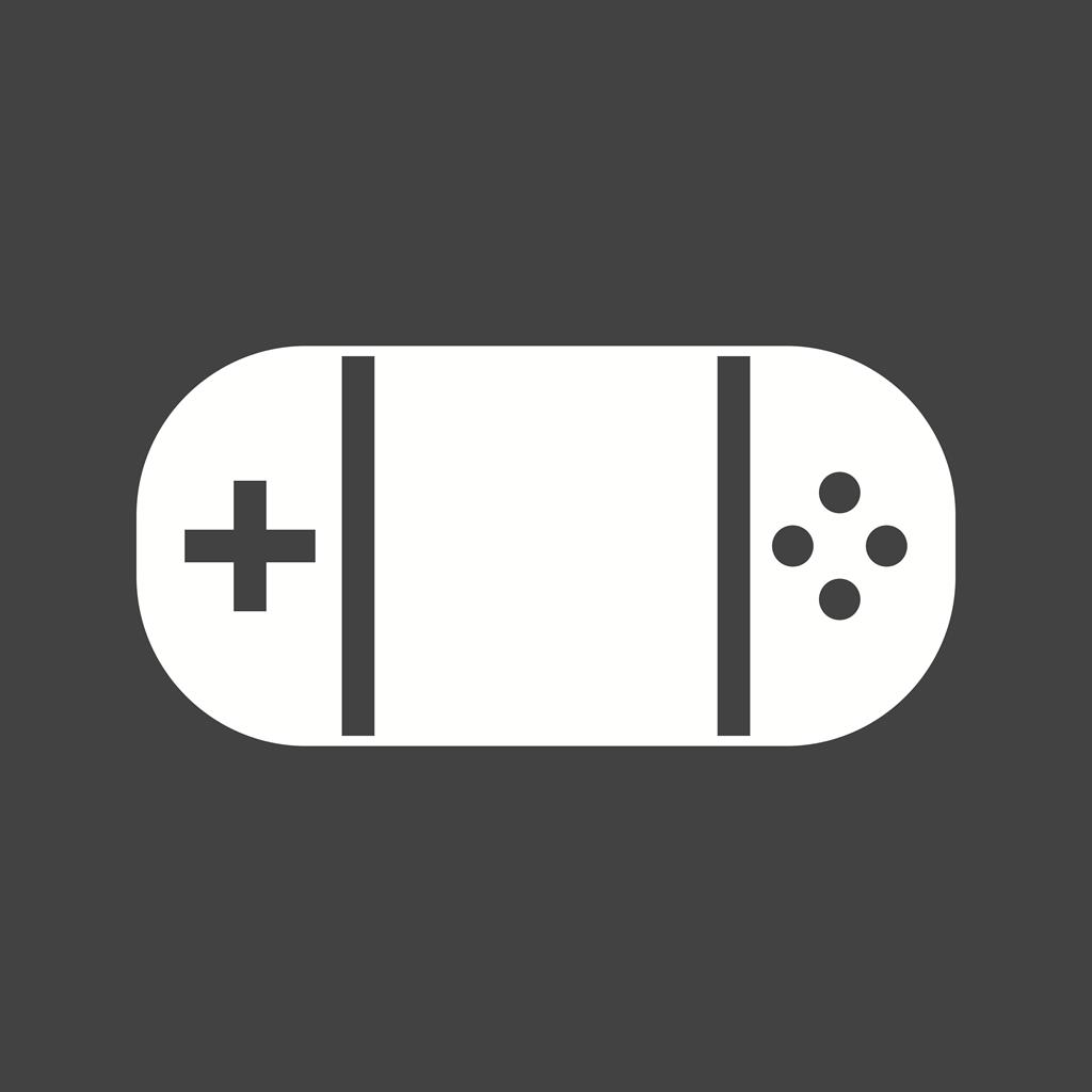 Play Station Glyph Inverted Icon - IconBunny