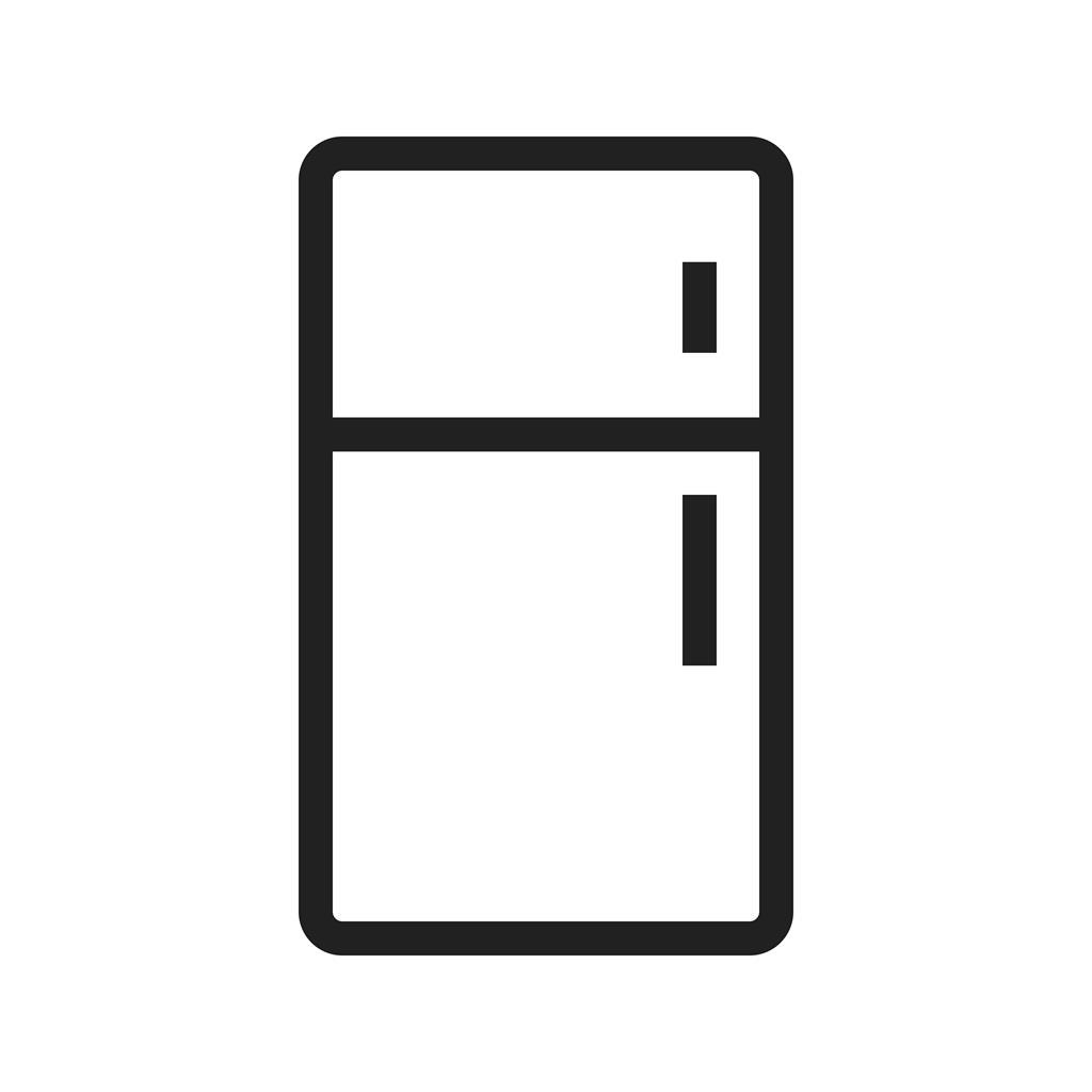 Refrigerator Line Icon - IconBunny