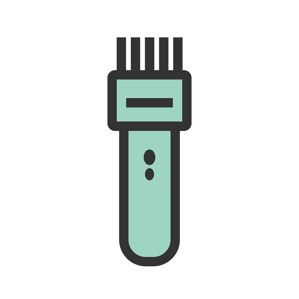 Shaving Machine Line Filled Icon - IconBunny