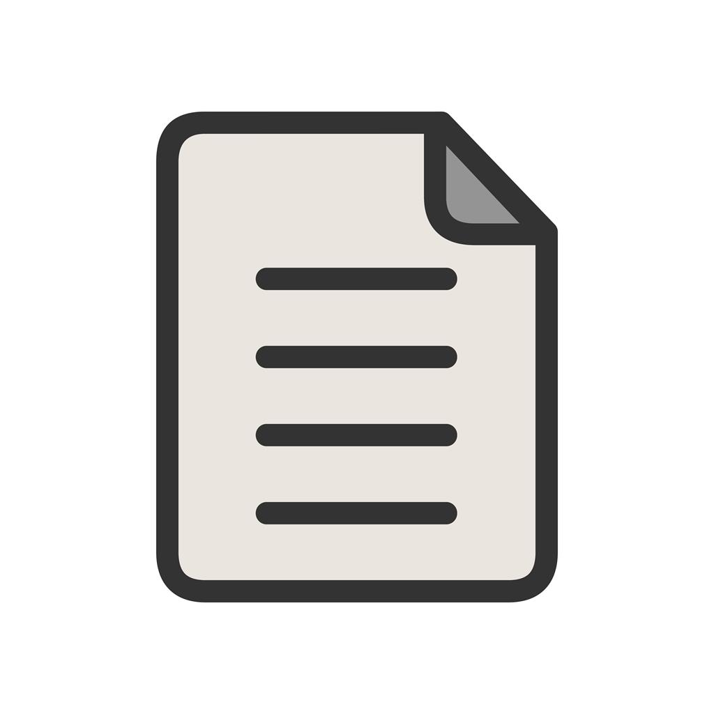 Notes Line Filled Icon - IconBunny