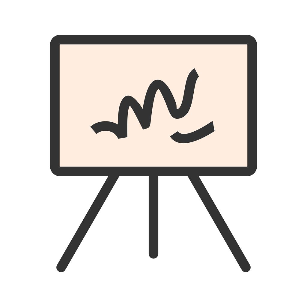 Canvass II Line Filled Icon - IconBunny