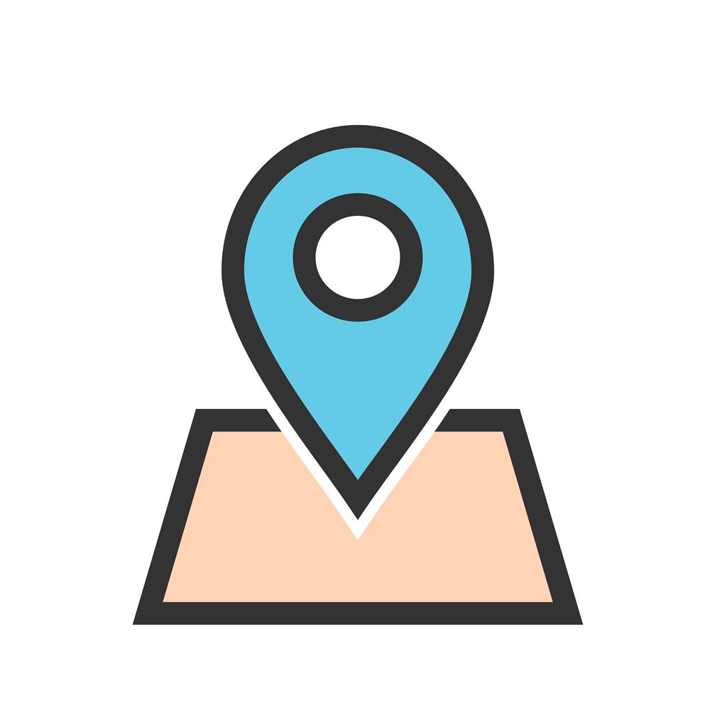 Maps Line Filled Icon - IconBunny