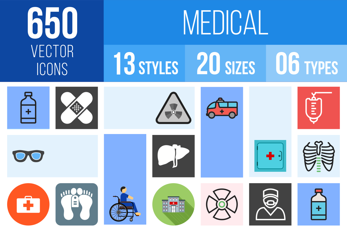 Medical Icons Bundle - Overview - IconBunny