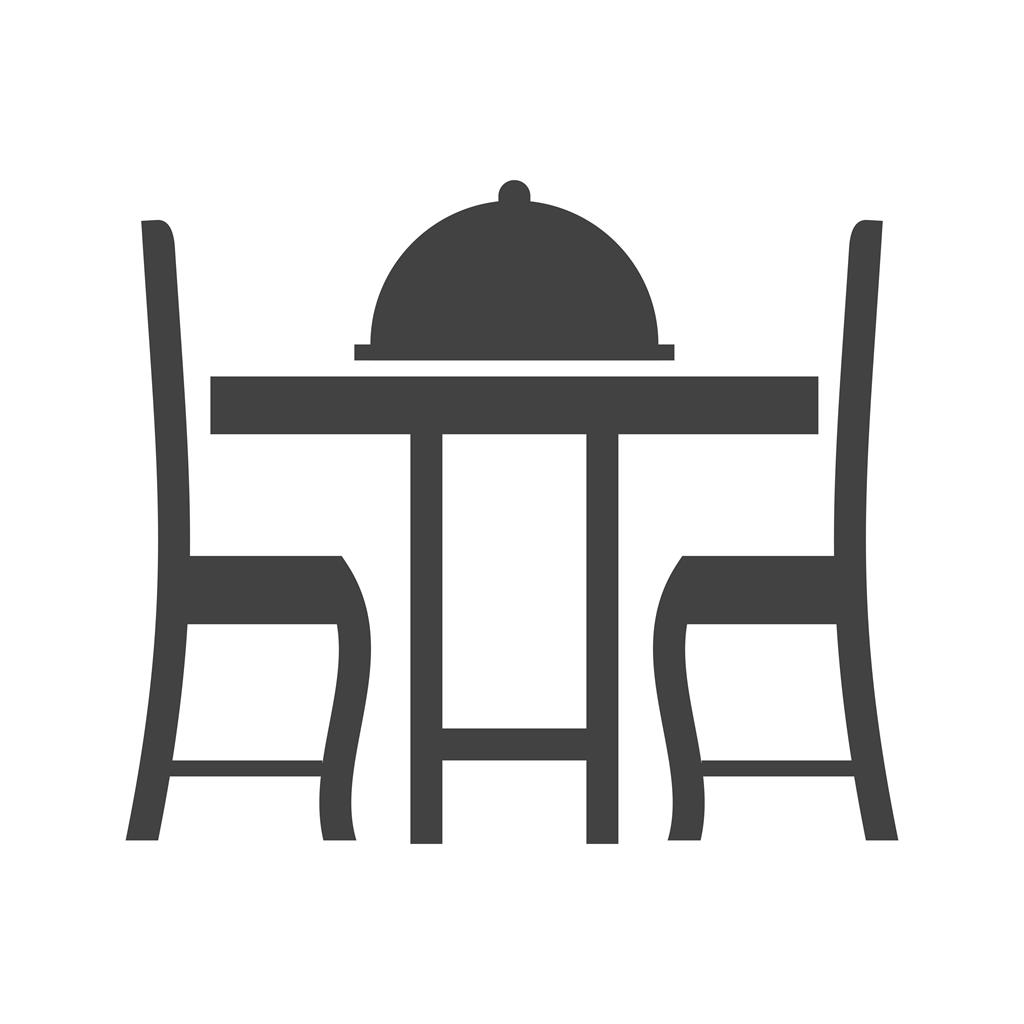 Dinner Table II Glyph Icon - IconBunny