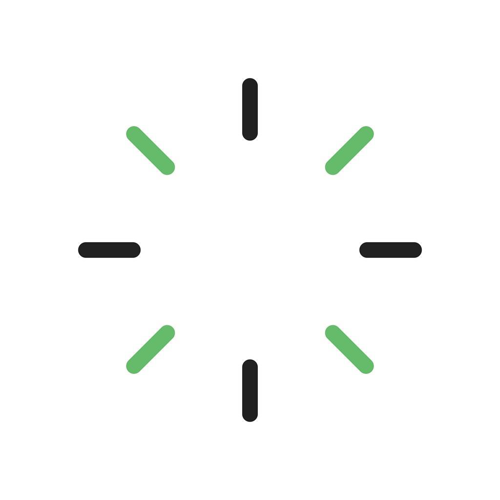 Network activity Line Green Black Icon - IconBunny