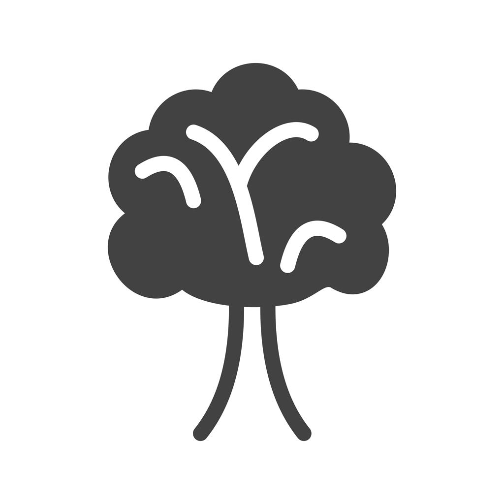 Tree Glyph Icon - IconBunny