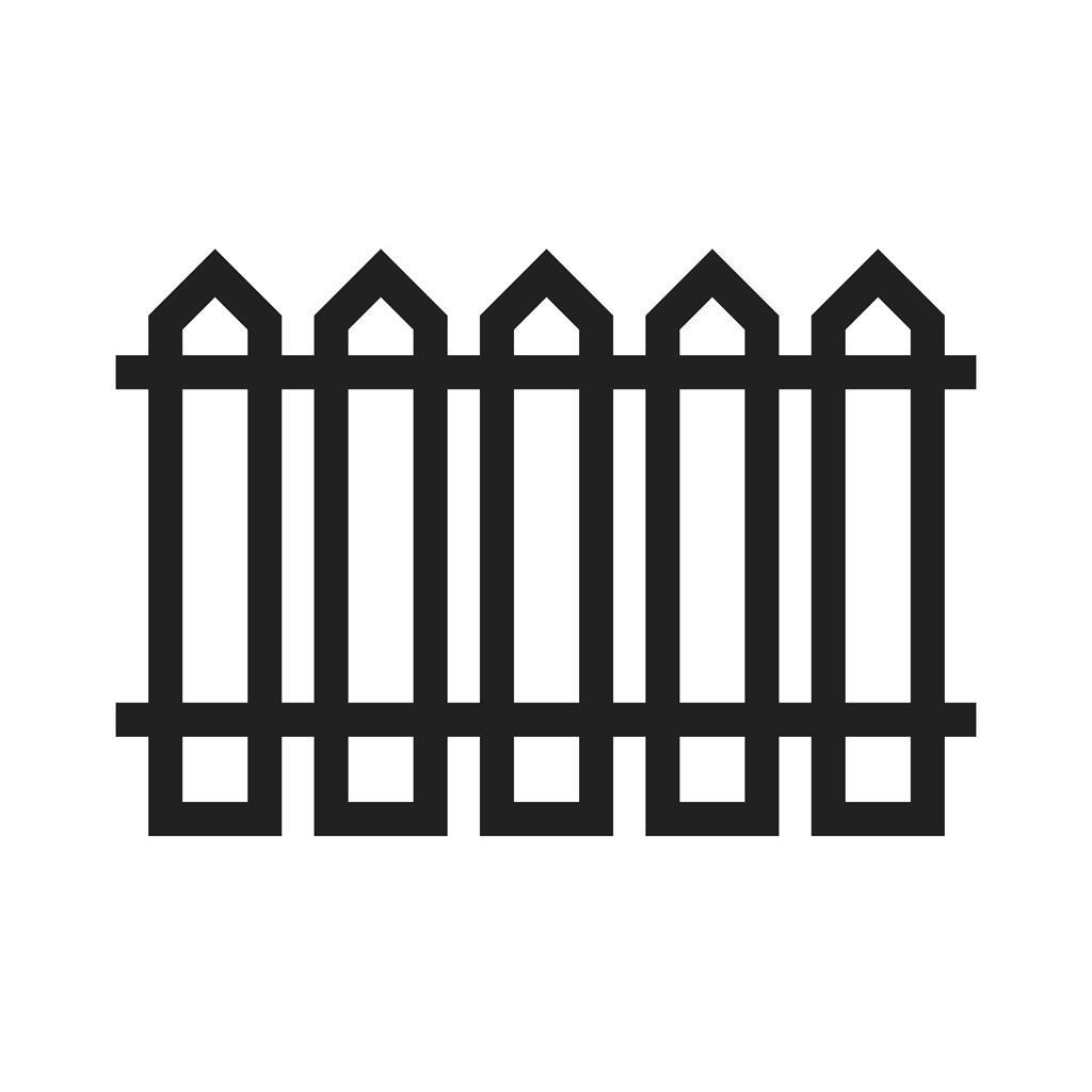 Fence Line Icon - IconBunny