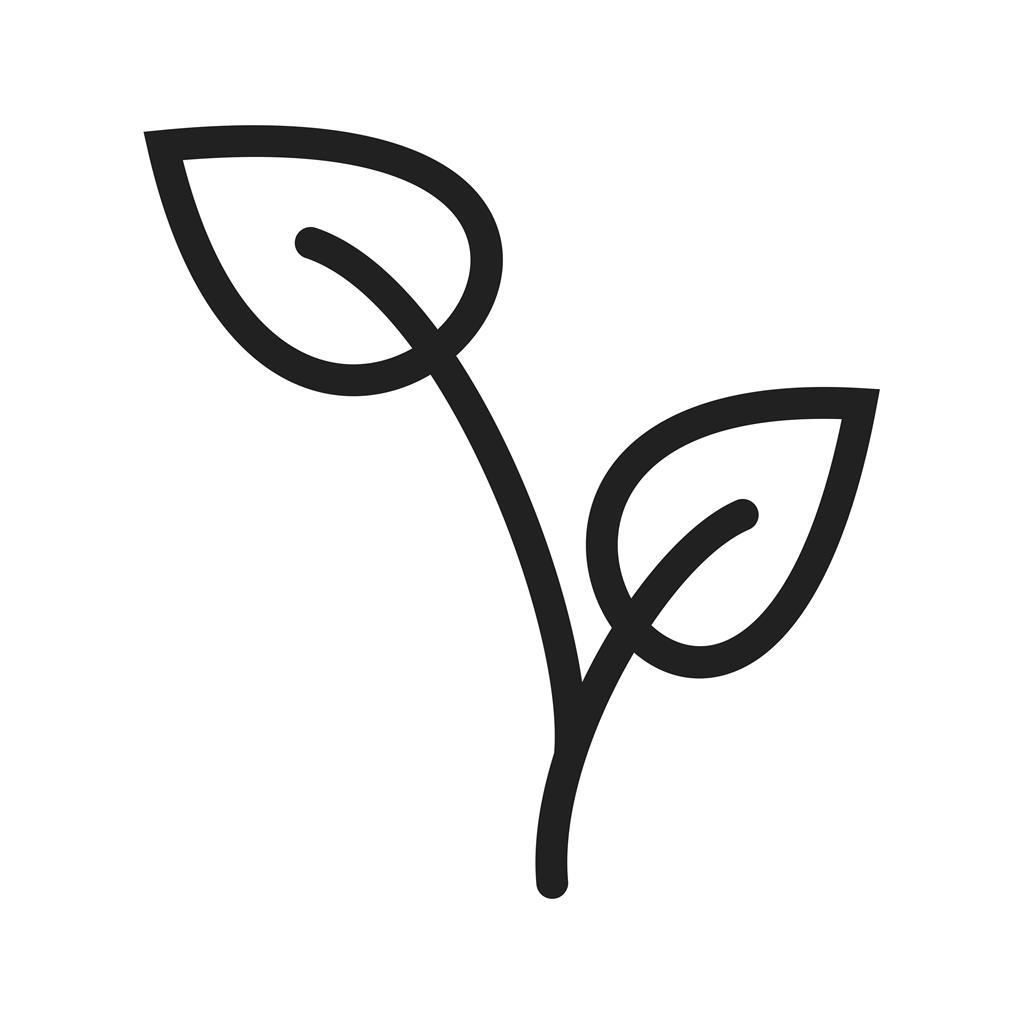 Growing Plant Line Icon - IconBunny