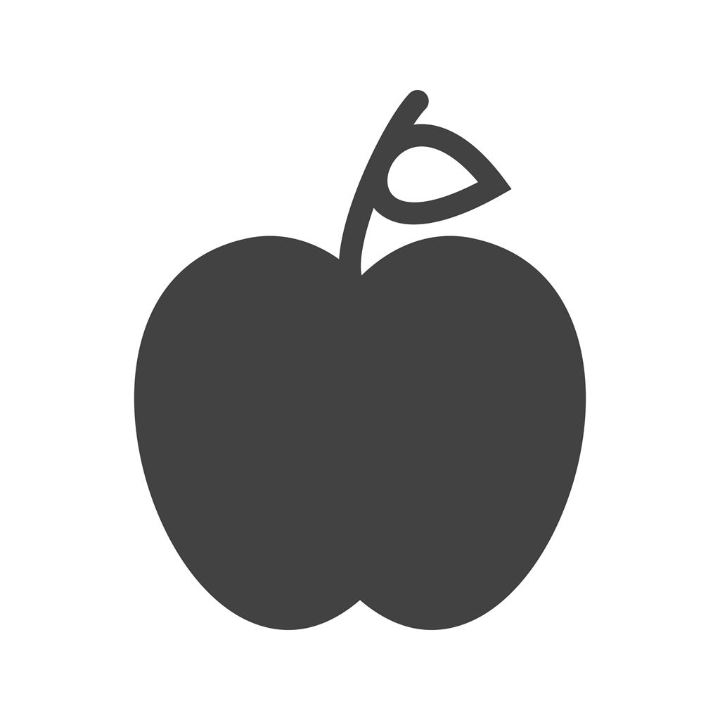 Apples Glyph Icon - IconBunny
