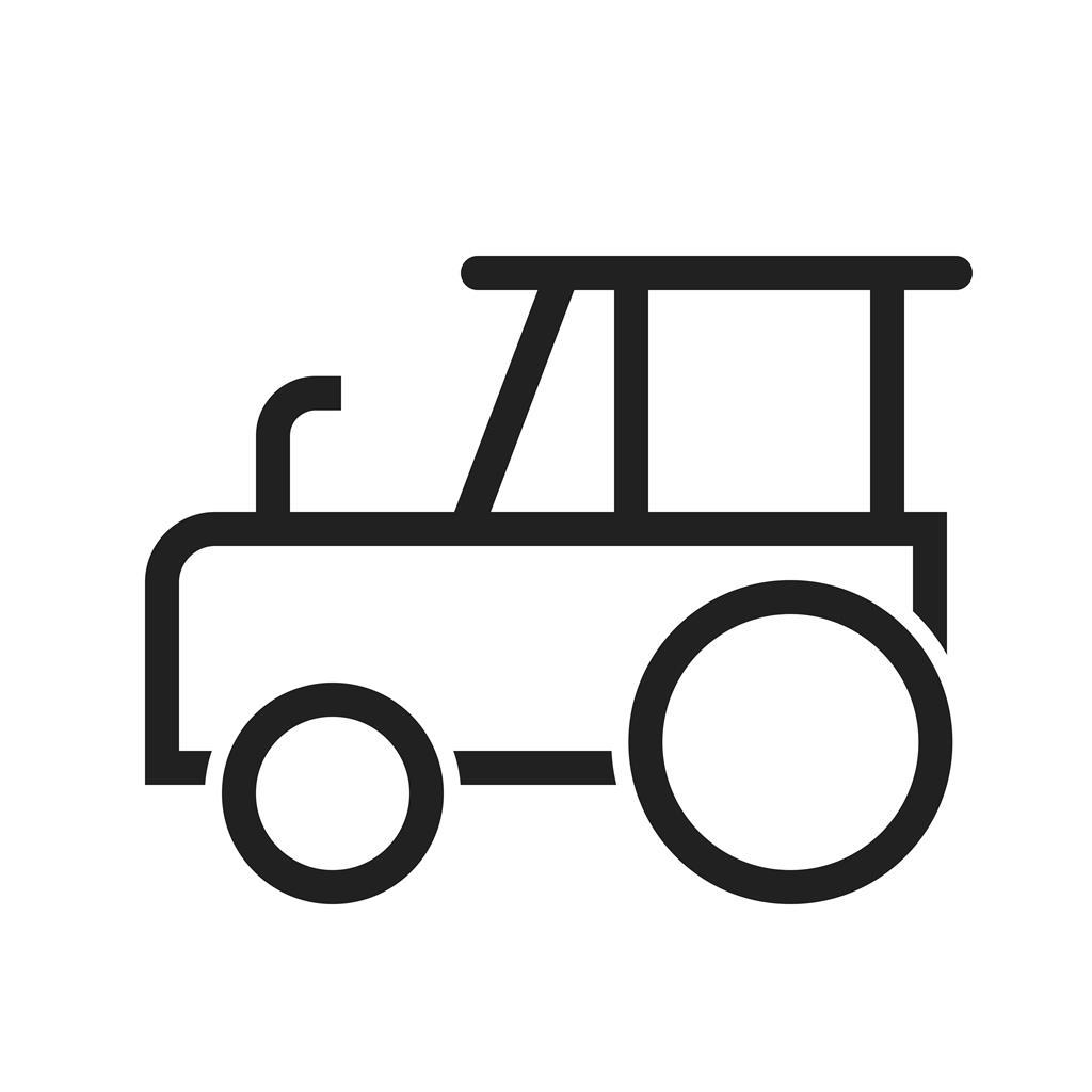 Tractor Line Icon - IconBunny