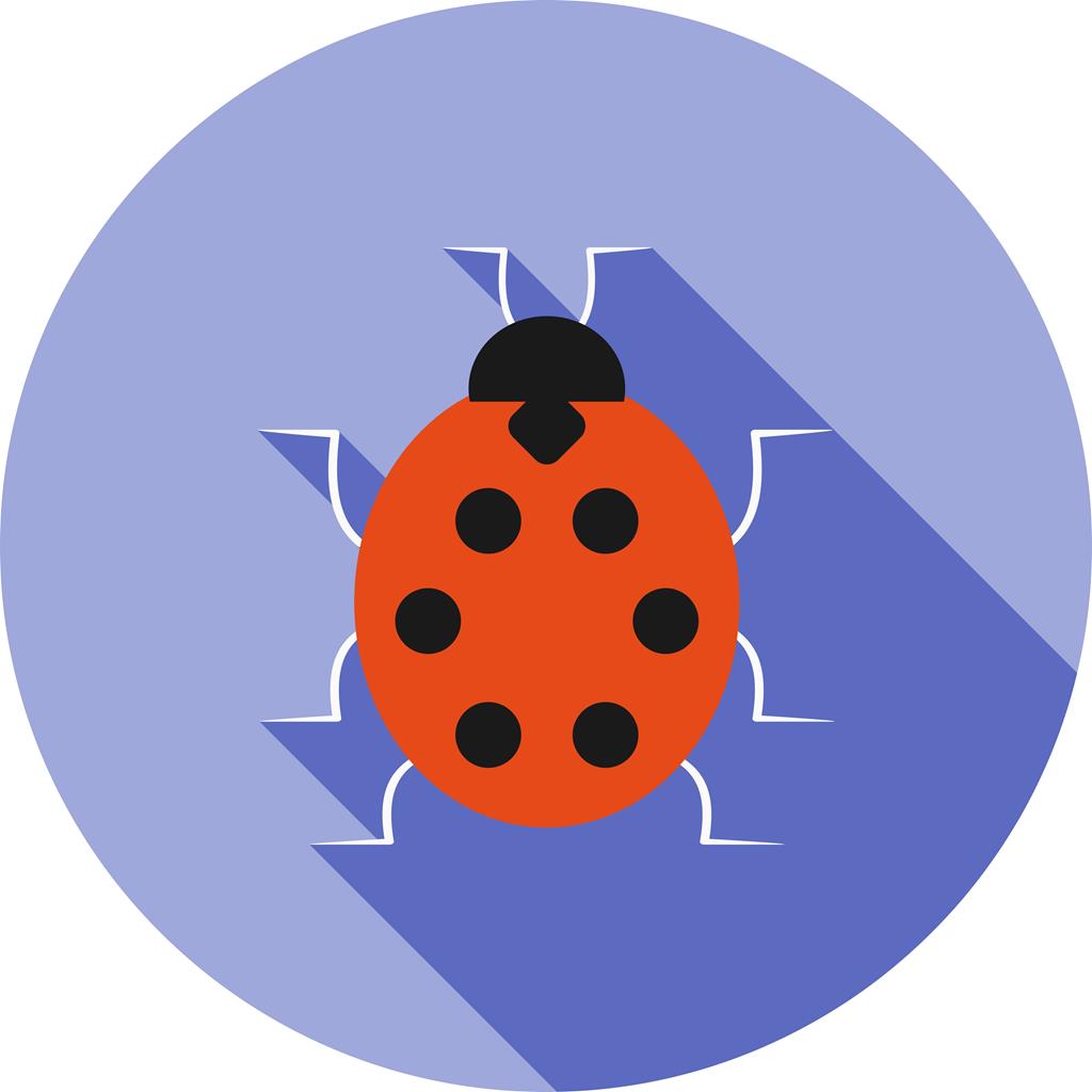 Insect Flat Shadowed Icon - IconBunny