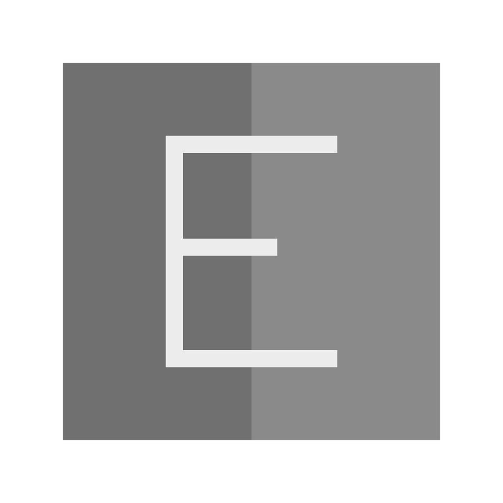 Edge Greyscale Icon - IconBunny