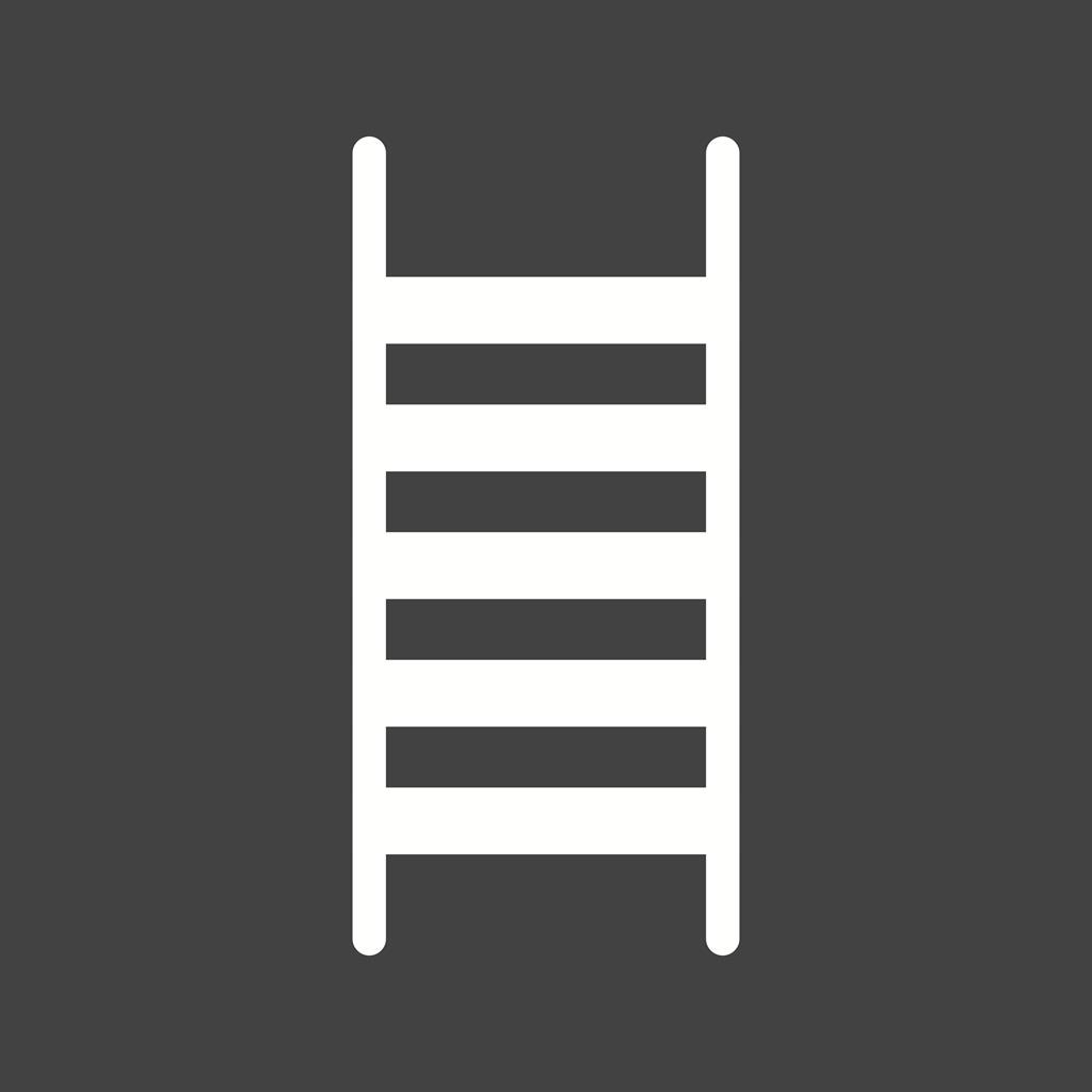Ladder Glyph Inverted Icon - IconBunny