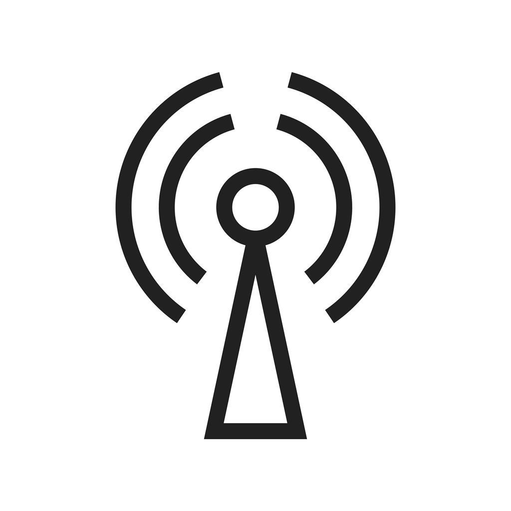 GPRS Line Icon - IconBunny