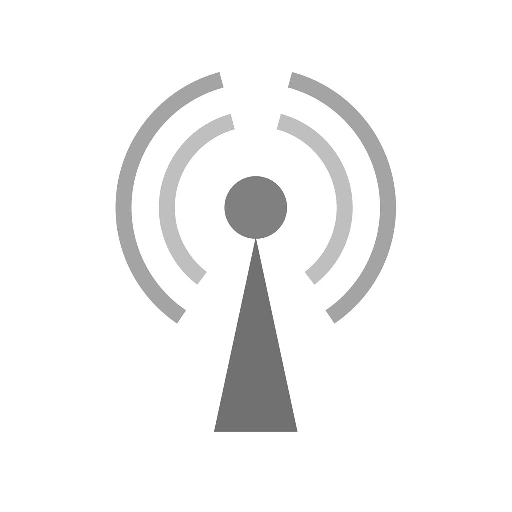 GPRS Greyscale Icon - IconBunny