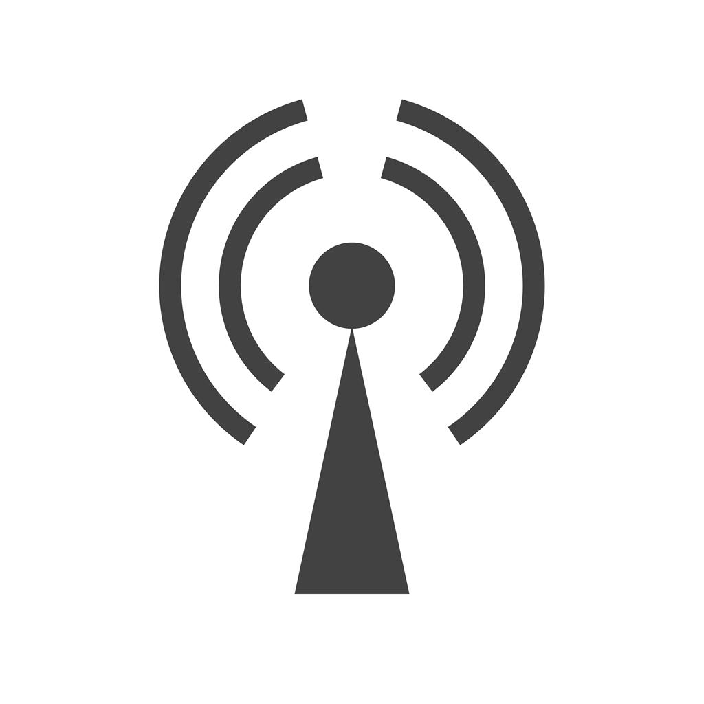 GPRS Glyph Icon - IconBunny