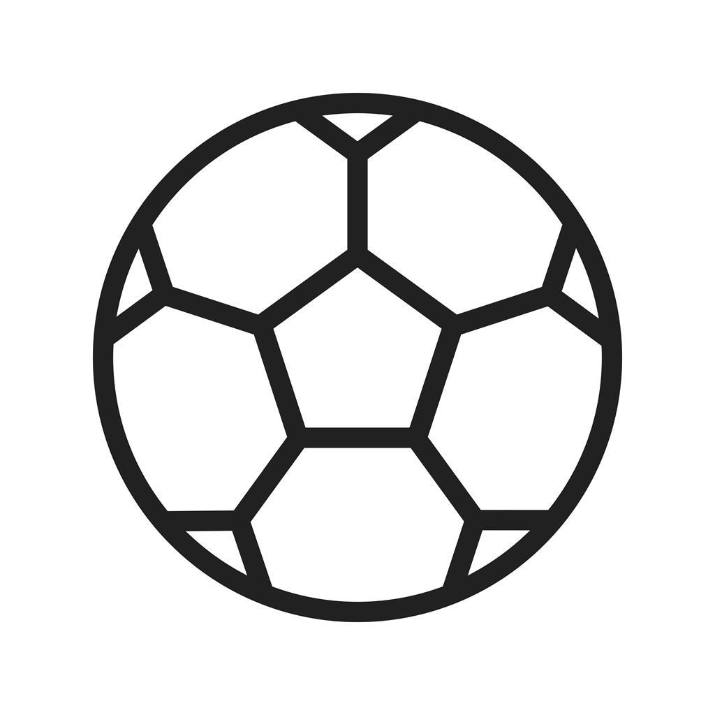 Football Line Icon - IconBunny