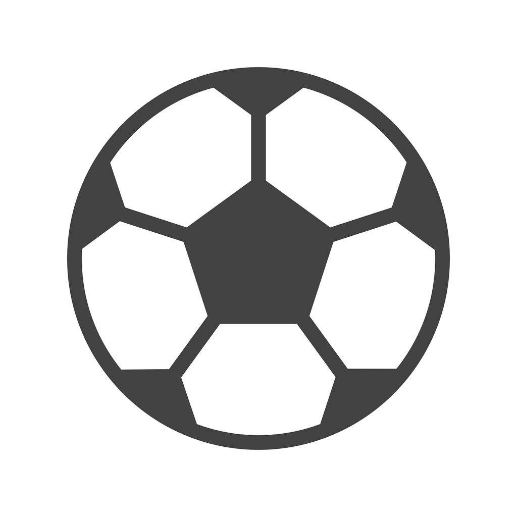 Football Glyph Icon - IconBunny