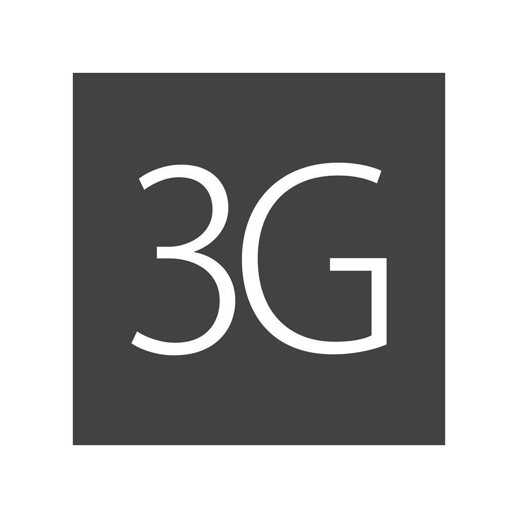 3G Glyph Icon - IconBunny