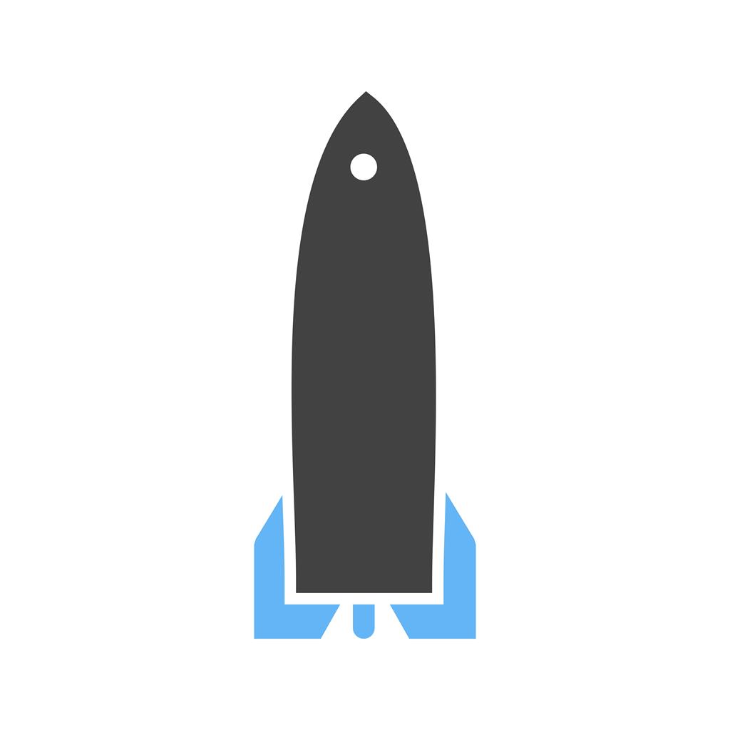 Toy Jet I Blue Black Icon - IconBunny
