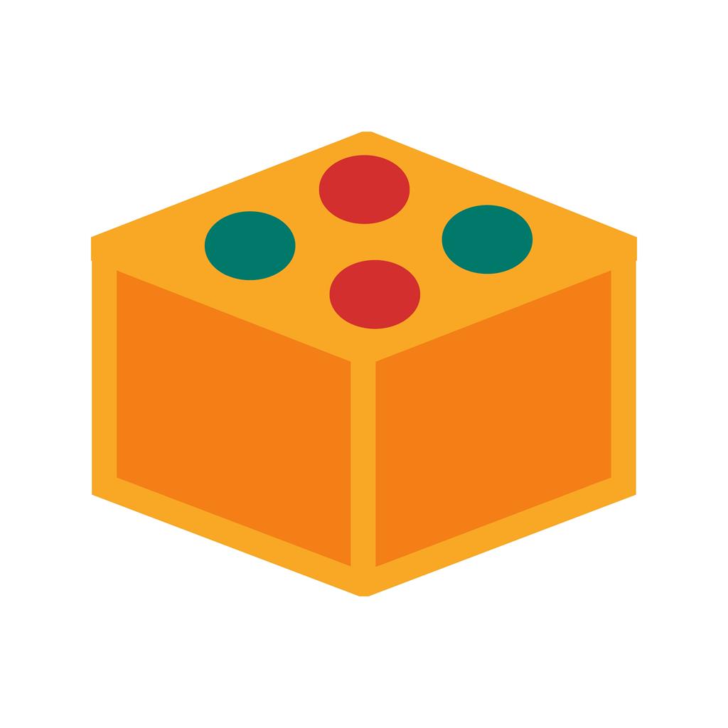 Blocks II Flat Multicolor Icon - IconBunny