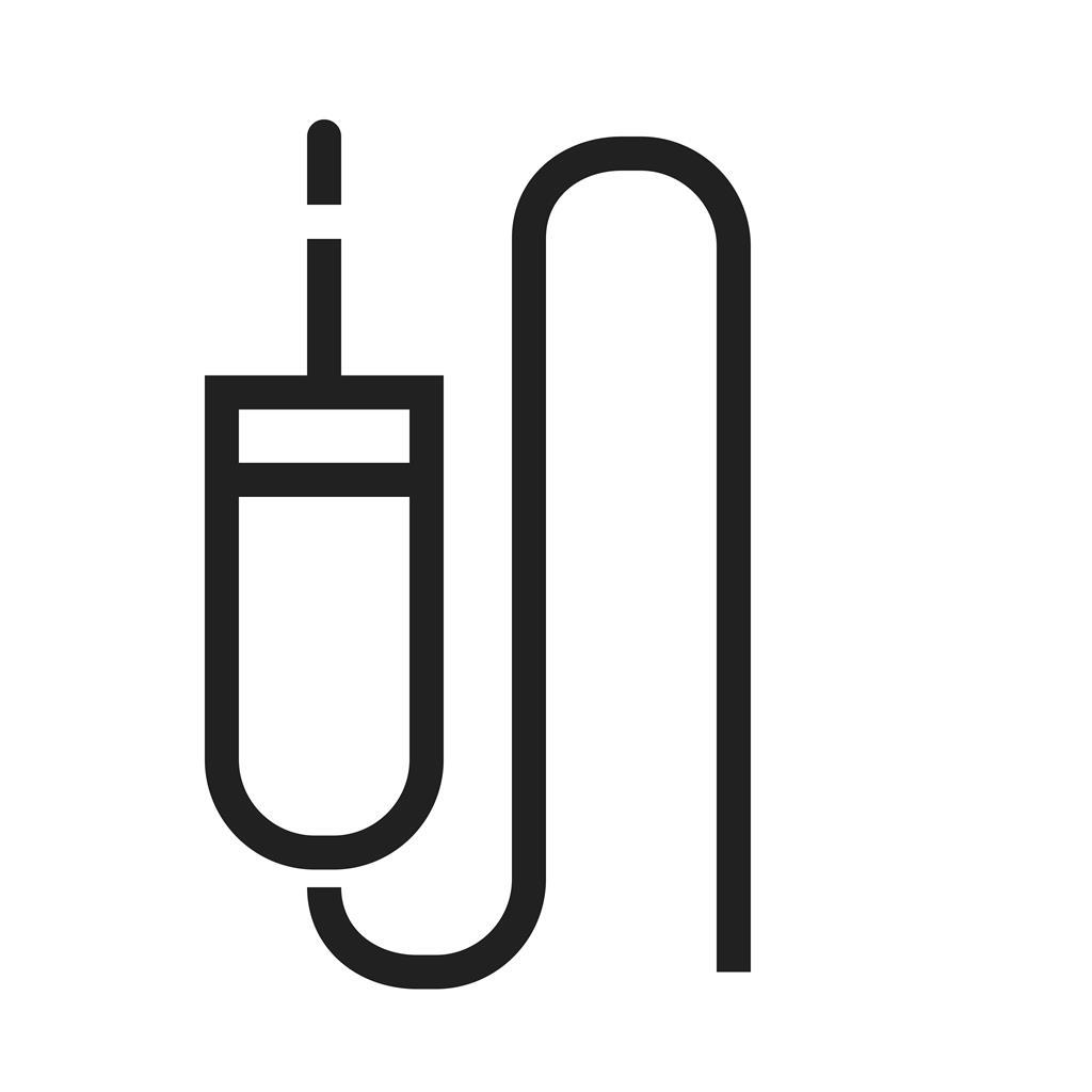 Sound Cable Line Icon - IconBunny