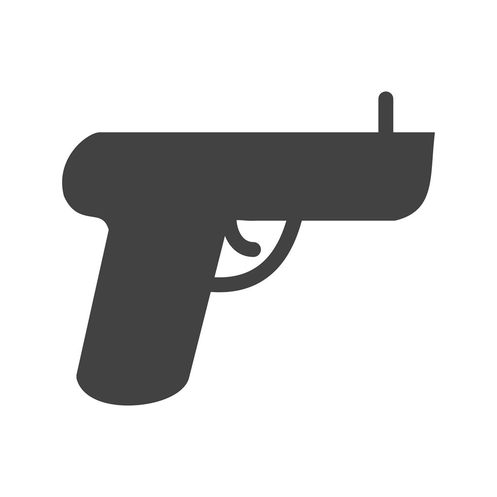 Toy Gun Glyph Icon - IconBunny