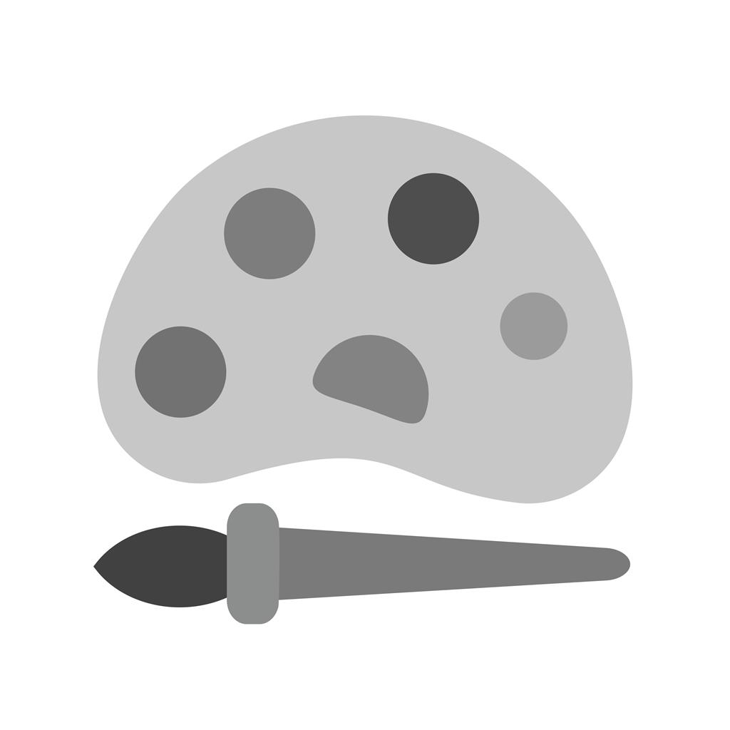 Paint Colors Greyscale Icon - IconBunny
