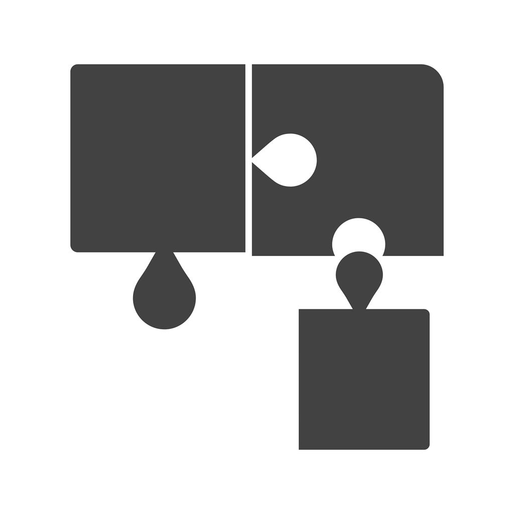 Puzzle Game Glyph Icon - IconBunny